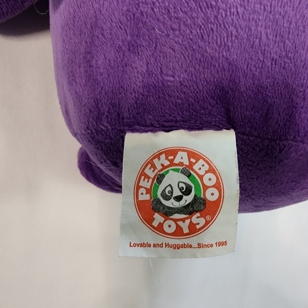 Peek a Boo Plush Purple Butterfly 12 in Stuffed Animal - Picture 4 of 5